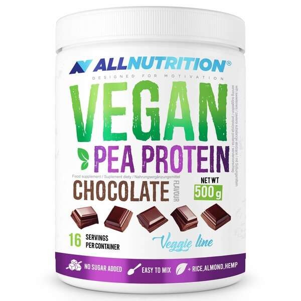 Vegan Pea Protein, Chocolate - 500g-