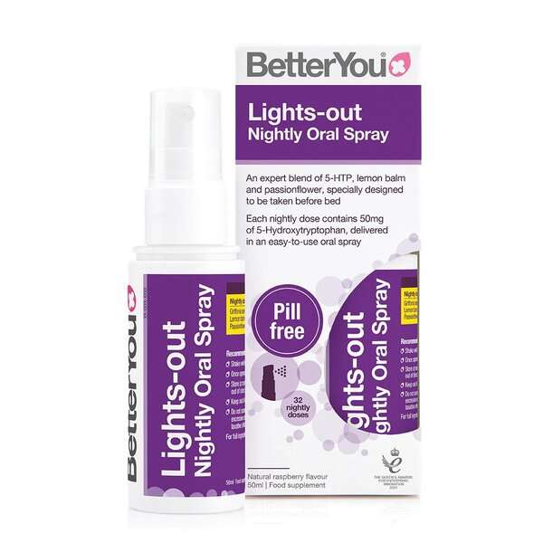 Lights-Out Nightly Oral Spray, Natural Raspberry - 50 ml.-