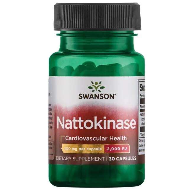 Swanson Nattokinase / Nattokināze 100mg - 30 kapsulas