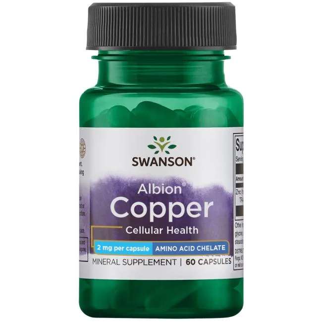 Albion Copper, 2mg - 60 caps-