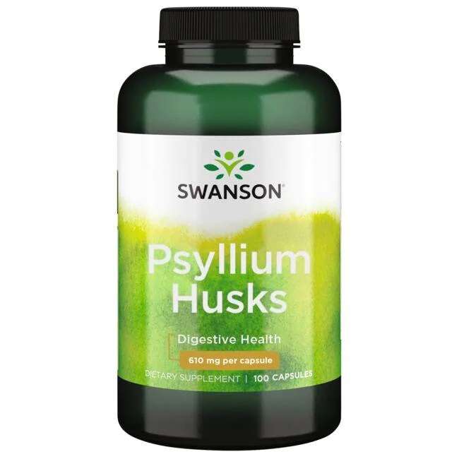 Psyllium Husks, 610mg - 100 caps-