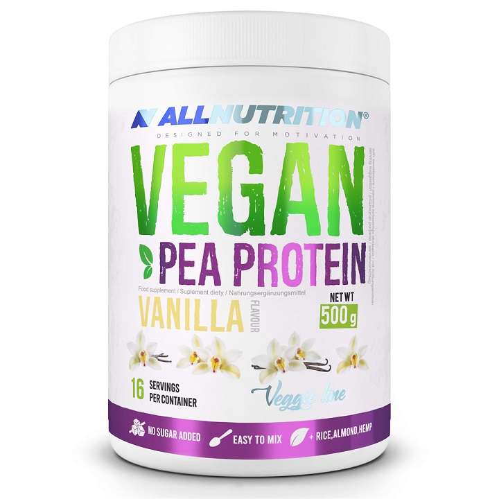 Vegan Pea Protein, Vanilla - 500g-