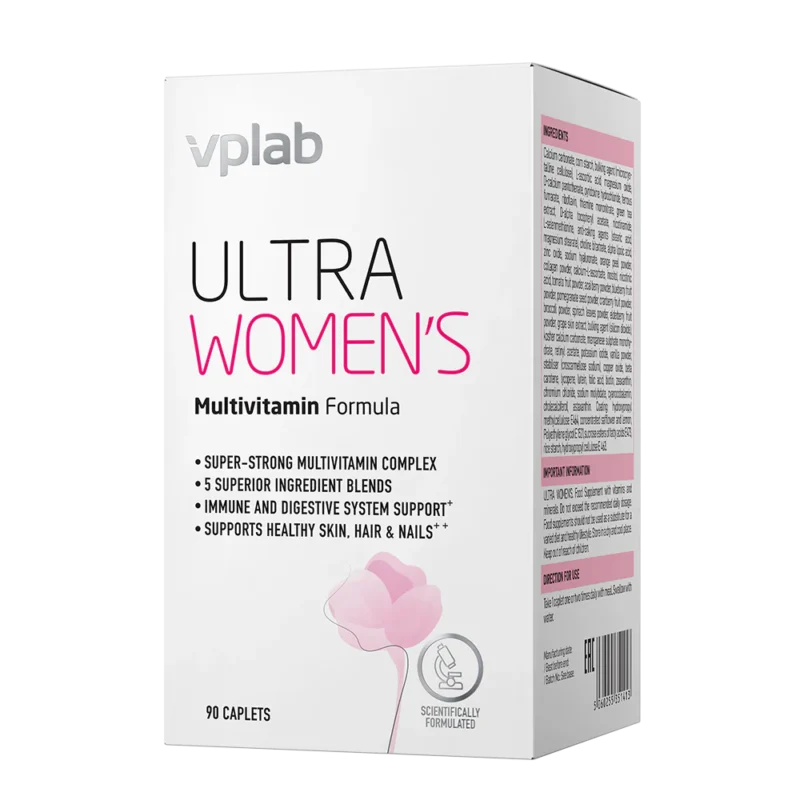 Vplab Ultra Women's Multivitamīnu formula - 90 tabletes