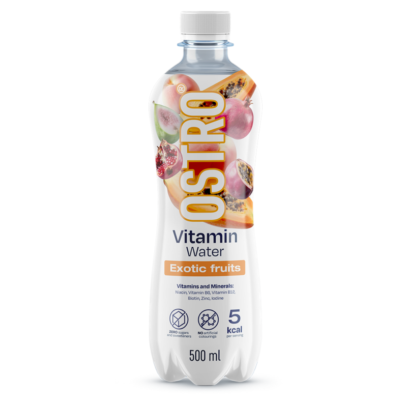OstroVit OSTRO Vitamīnu Ūdens - 500 ml, augļu garša