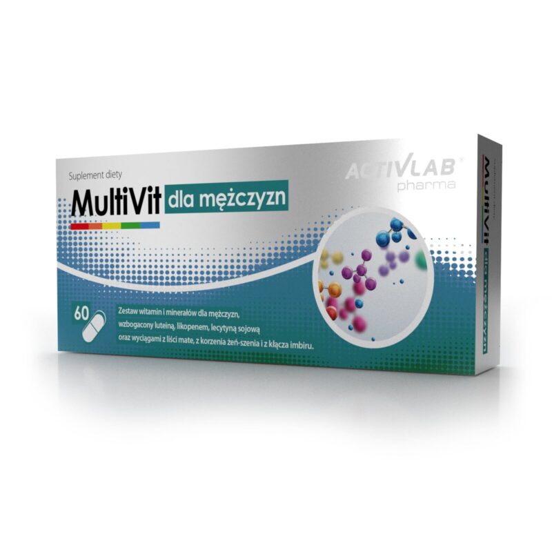 ActivLab Multivit for men / Multivitamīni vīriešiem - 60 kapsulas
