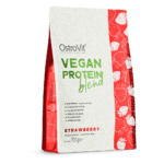 OstroVit Vegan Protein Blend, proteīna maisījums ar zemeņu garšu - 700 g