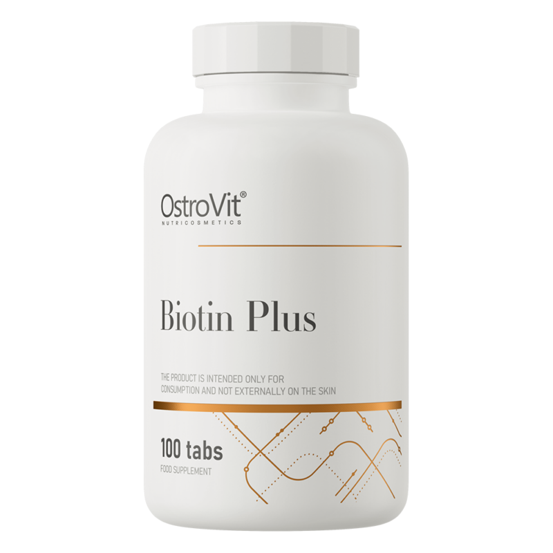 OstroVit Biotin Plus / Biotīns - 100 tabletes