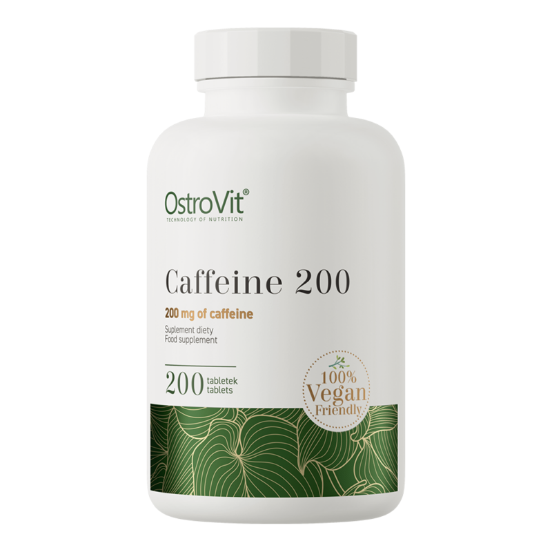 OstroVit Caffeine / Kofeīns - 200 tabletes