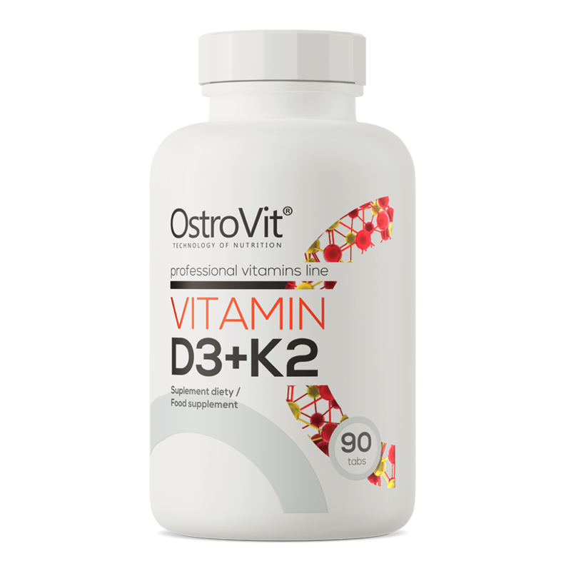 OstroVit Vitamīni D3 + K2 - 90 tabletes