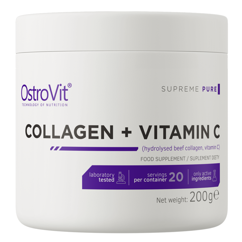 OstroVit Kolagēns ar C Vitamīnu / Collagen + Vitamin C - 200 g