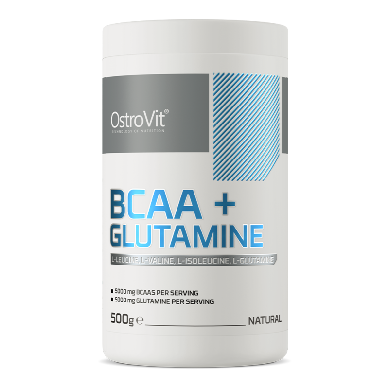 OstroVit BCAA Glutamine / BCAA Glutamīns - 500g