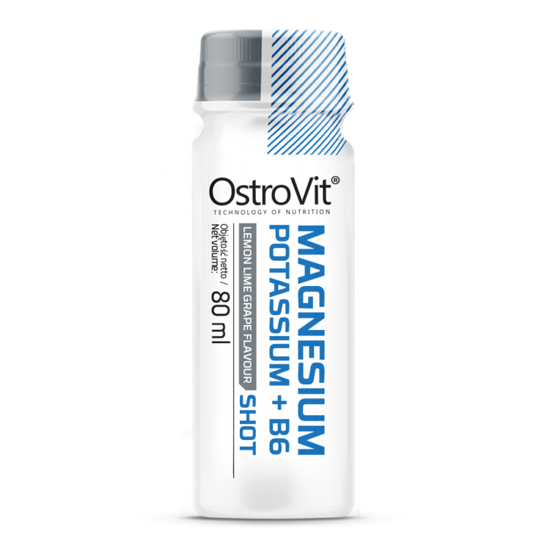 OstroVit Magnesium Potassium B6 Shot / Magnijs Kālijs B6 Šots - 80ml