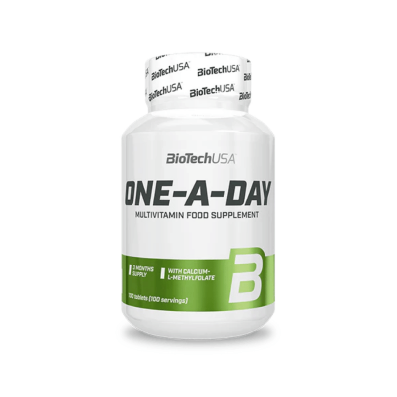 BioTechUSA One - A - Day Multivitamīni - 100 tabletes