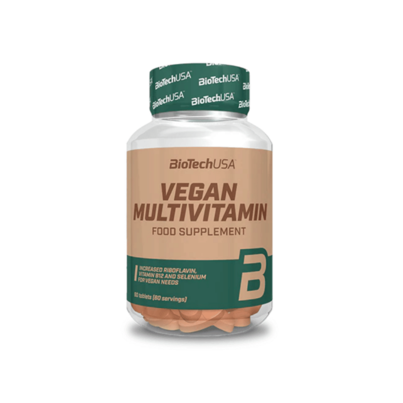 BioTechUSA Vegan Multivitamin / Vegāniem - 60 tabletes