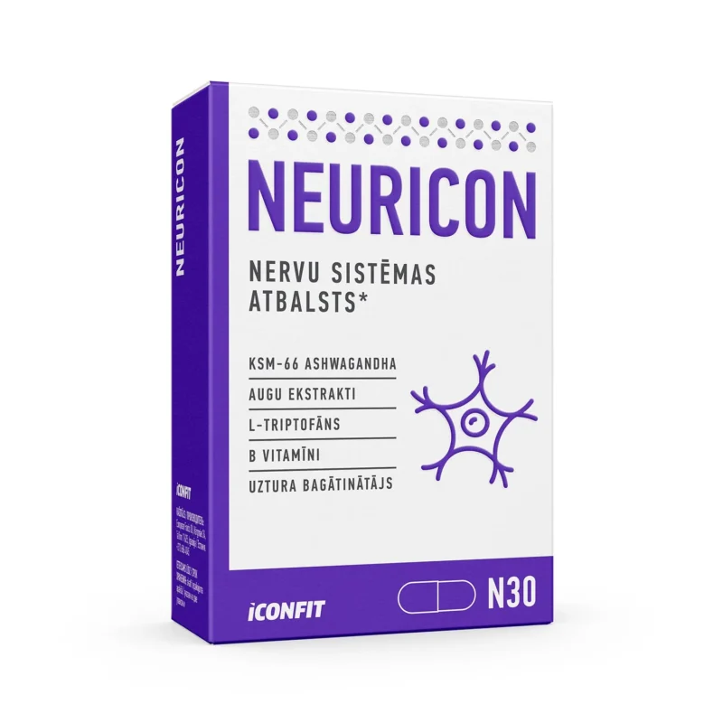 ICONFIT Neuricon - Nervu sistēmas atbalstam - 30 kapsulas