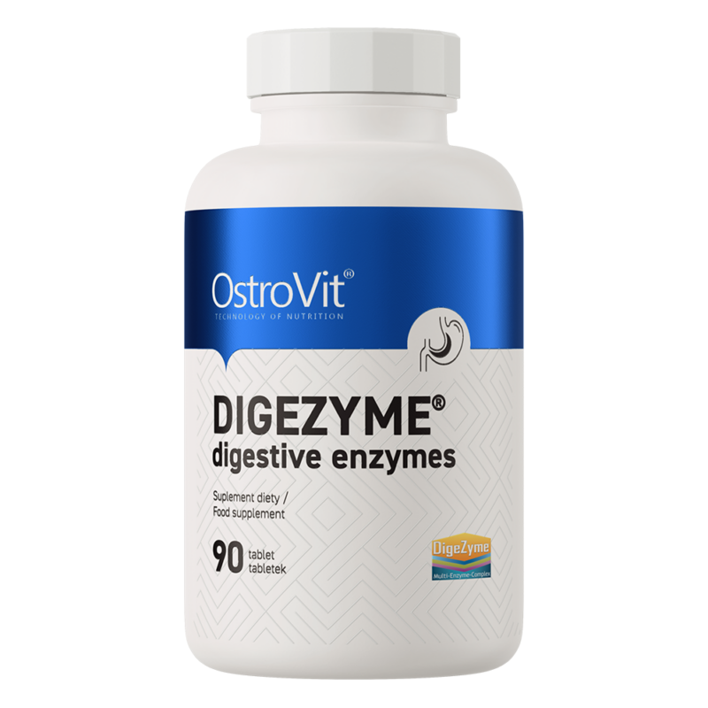 OstroVit Digezyme Digestive Enzymes / Enzīmi - 90 tabletes