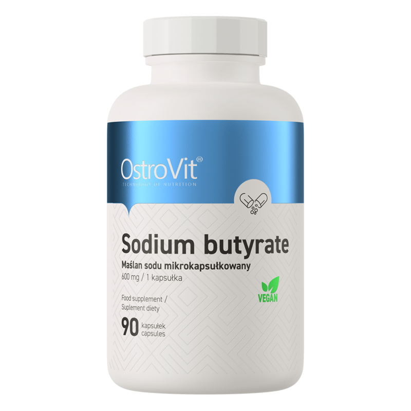 OstroVit Sodium Butyrate / Nātrija Butirāts - 90 kapsulas