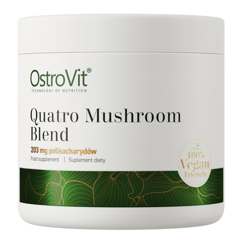 OstroVit Quatro Mushroom Blend / Funkcionālo sēņu ekstrakts - 100g