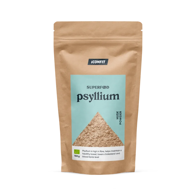 ICONFIT Organiskas Psyllium Husk Šķiedrvielas - 150g