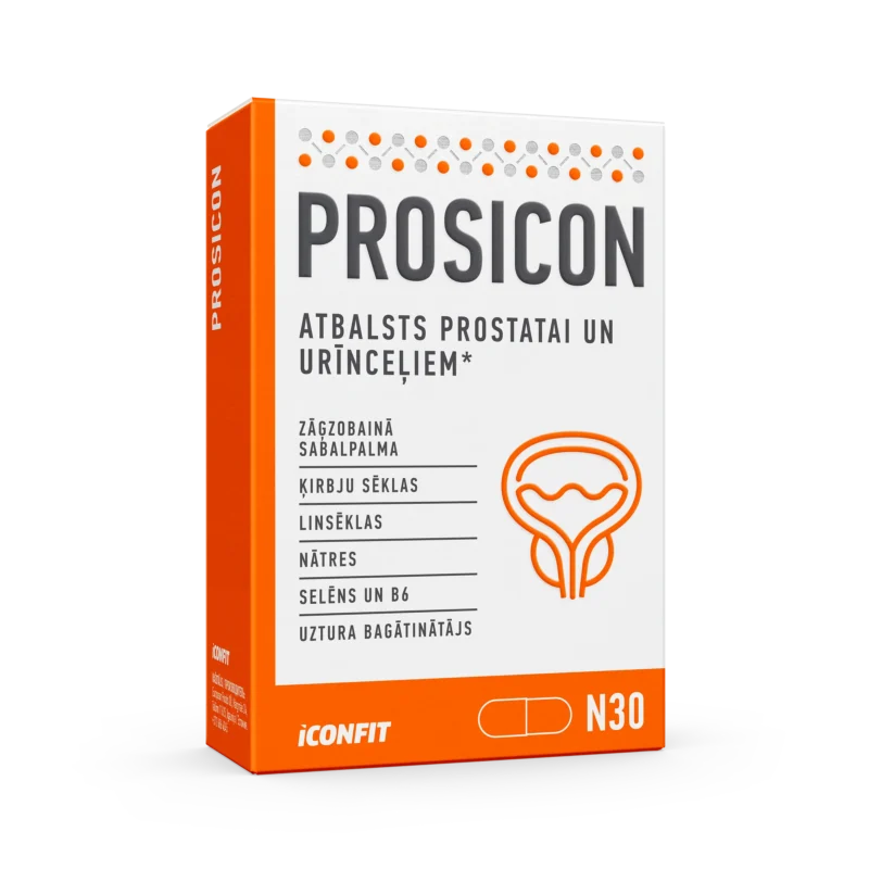 ICONFIT Prosicon - Prostatas un urīnceļu atbalsts - 30 kapsulas