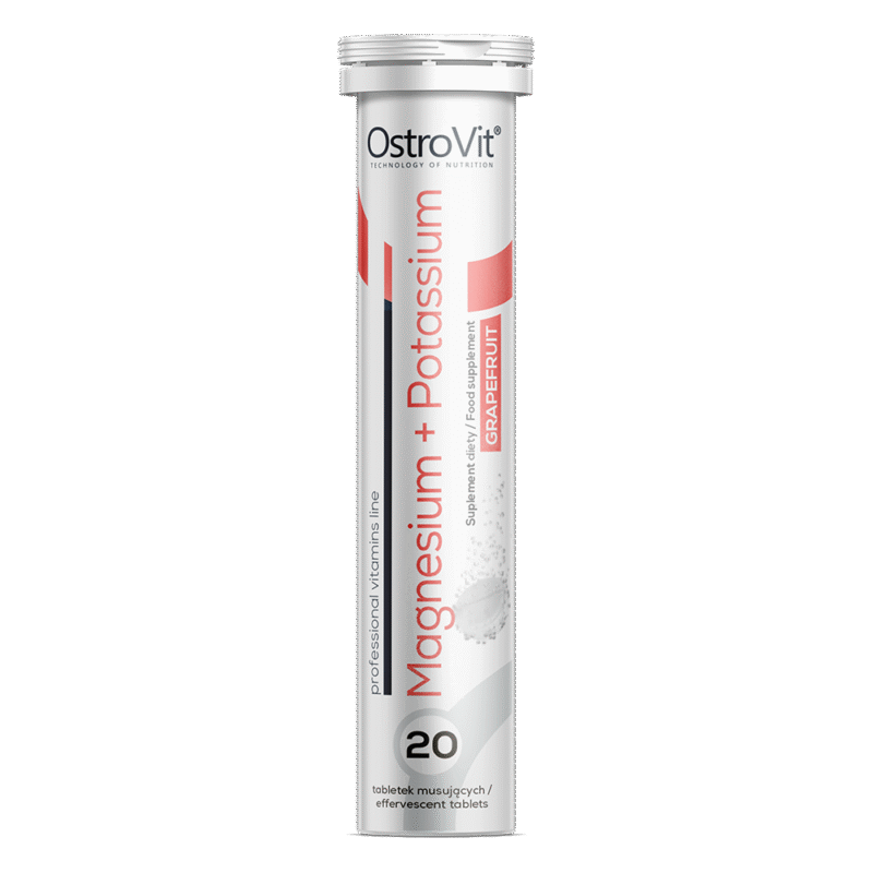 OstroVit Magnesium Potassium / Magnijs Kālijs - 20 šķīstošās tabletes