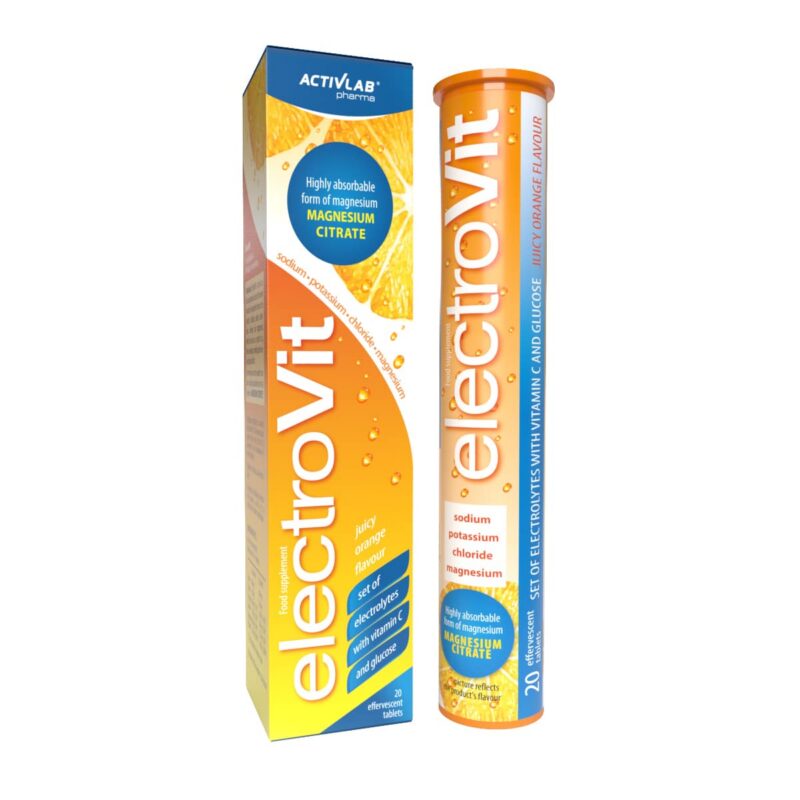 ActivLab ElectroVit / Elektrolīti - 20 šķīstošas tabletes, apelsīnu