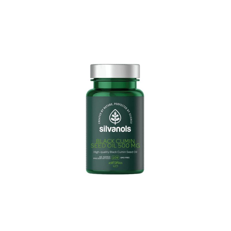 Silvanols Black Cumin Seed Oil / Melno Ķimeņu eļļa - 60 kapsulas