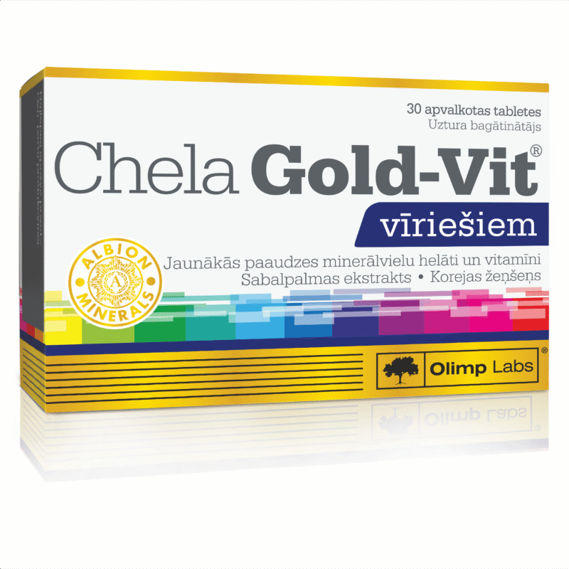 Olimp Labs Chela Gold-Vit® Vīriešiem - 30 tabletes