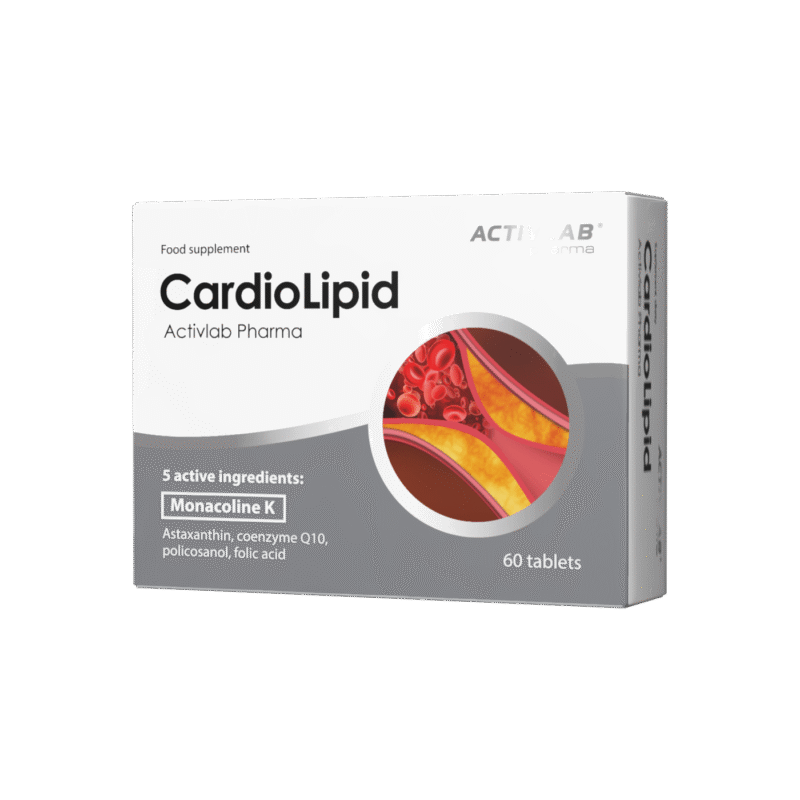ActivLab CardioLipid / Holesterīna atblastam - 60 tabletes