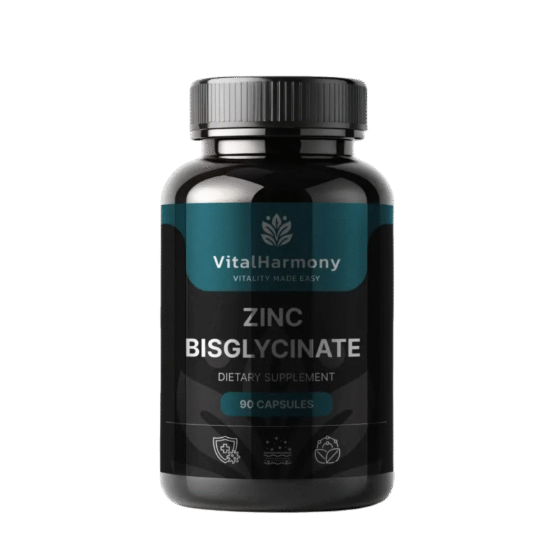 VitalHarmony Zinc Bisglycinate Cinka bisglicināts - 90 kapsulas