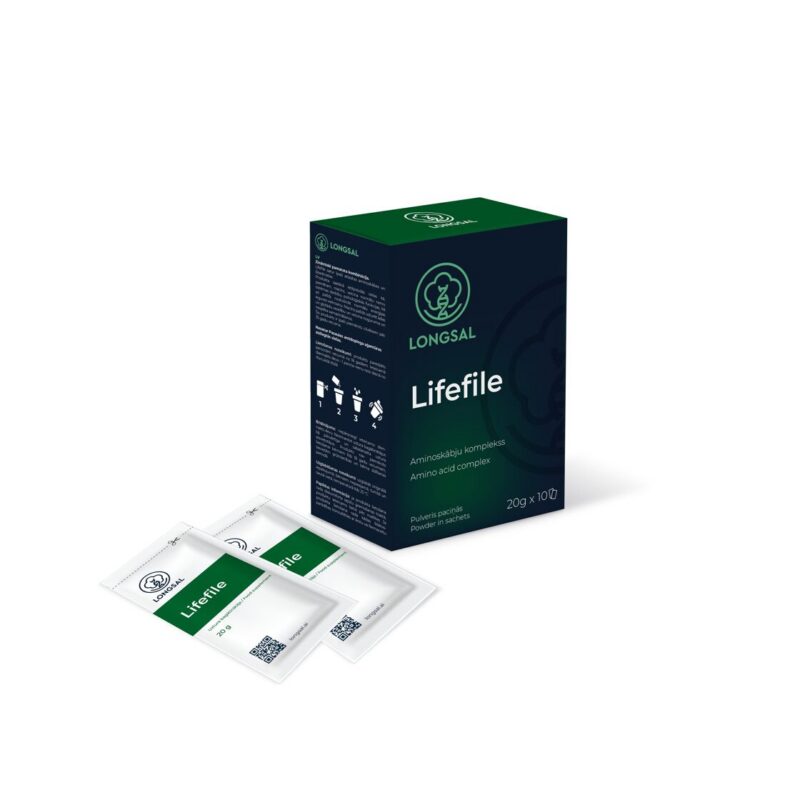 LONGSAL Lifefile Aminoskābju komplekss - 20g x 10