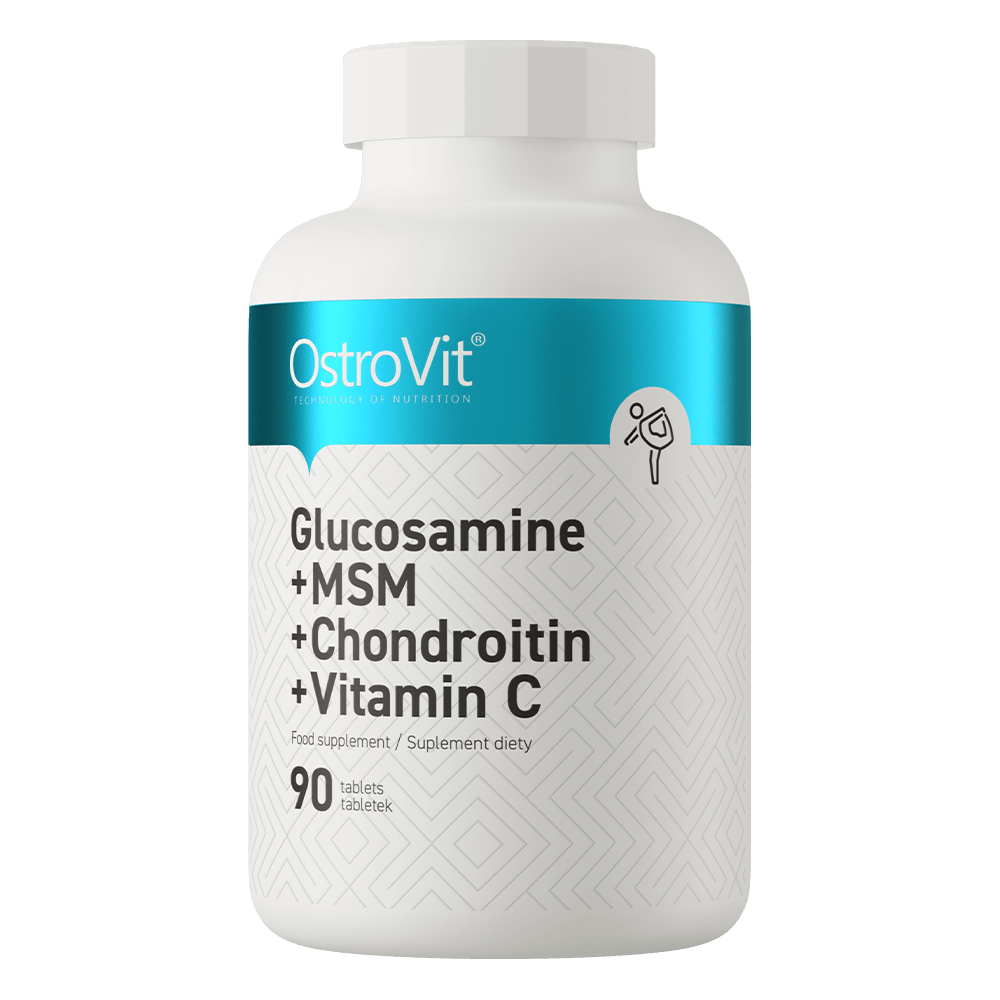 OstroVit Glucosamine + MSM + Chondroitin + VitaminC - 90 tabletes